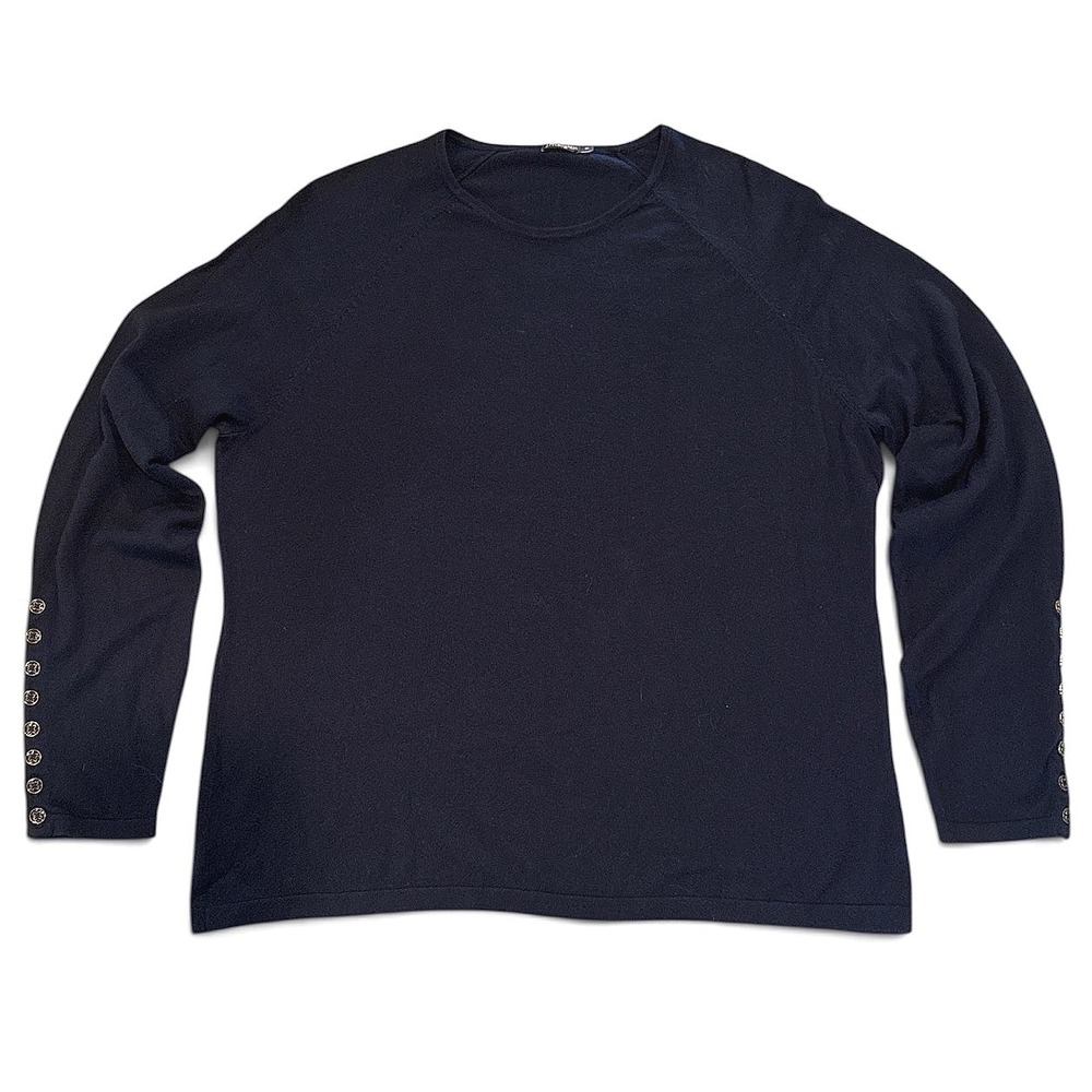 J.McLaughlin Button Cuff Raglan Sweater - Picture 2 of 8